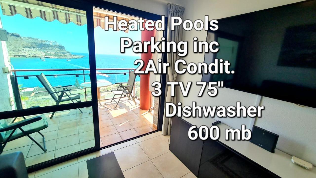 Deluxe 3 Rooms74M2,2Air Condit 2Tv Seaview On Amadores,2 Heatpools, Parking, 600 Mb,Dishwasher,2Lift,,3 Beaches بلايا ذيل كورا المظهر الخارجي الصورة