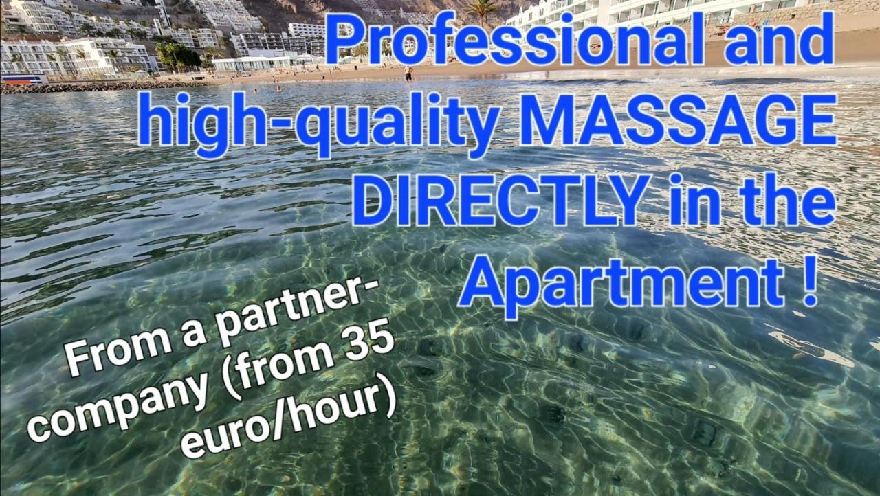Deluxe 3 Rooms74M2,2Air Condit 2Tv Seaview On Amadores,2 Heatpools, Parking, 600 Mb,Dishwasher,2Lift,,3 Beaches بلايا ذيل كورا المظهر الخارجي الصورة