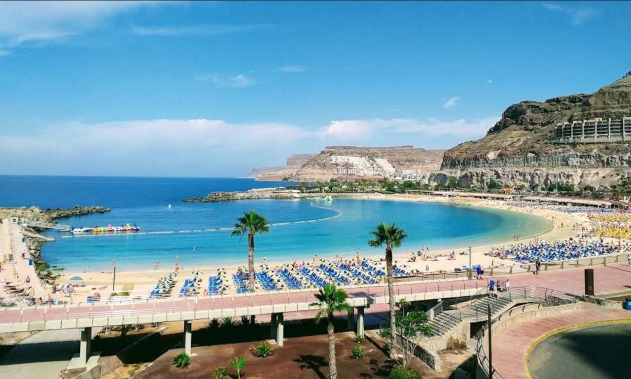 Deluxe 3 Rooms74M2,2Air Condit 2Tv Seaview On Amadores,2 Heatpools, Parking, 600 Mb,Dishwasher,2Lift,,3 Beaches بلايا ذيل كورا المظهر الخارجي الصورة